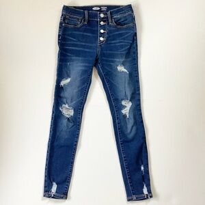 Old Navy Distressed Rockstar Skinny Jeans